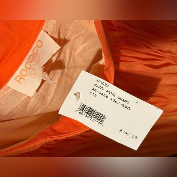 Rococo Sand Color-block Pleated Skirt size small NWT - Picture 7 of 7